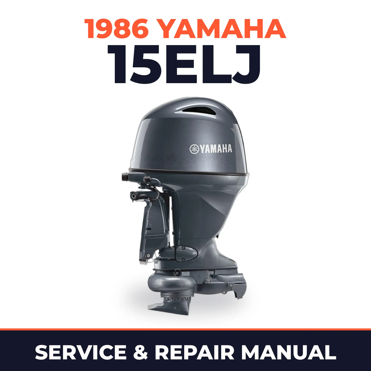 1986 Yamaha 15ELJ 2 stroke Service and Repair Manual