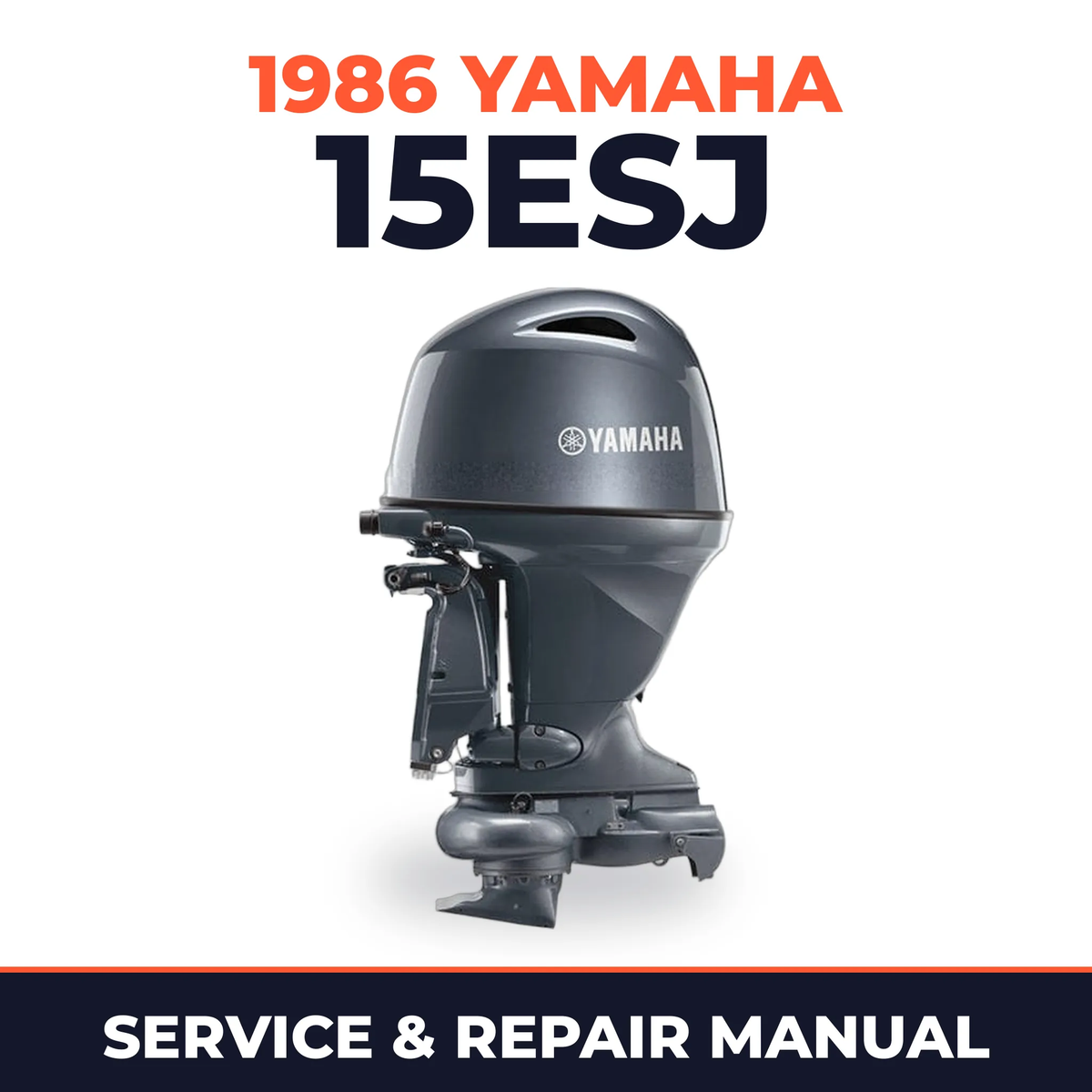 1986 Yamaha 15ESJ 2 stroke Service and Repair Manual