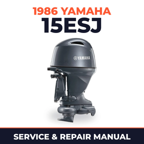 1986 Yamaha 15ESJ 2 stroke Service and Repair Manual