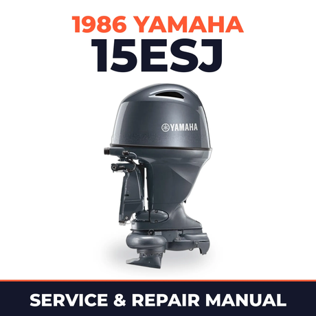 1986 Yamaha 15ESJ 2 stroke Service and Repair Manual