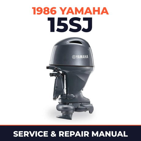 1986 Yamaha 15SJ 2 stroke Service and Repair Manual