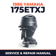 1986 Yamaha 175ETXJ 2 stroke Service and Repair Manual