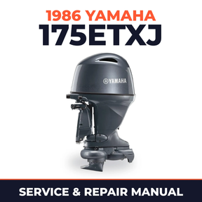 1986 Yamaha 175ETXJ 2 stroke Service and Repair Manual