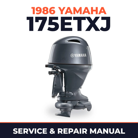 1986 Yamaha 175ETXJ 2 stroke Service and Repair Manual