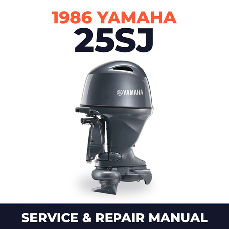 1986 Yamaha 25SJ 2 stroke Service and Repair Manual