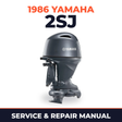 1986 Yamaha 2SJ 2 stroke Service and Repair Manual