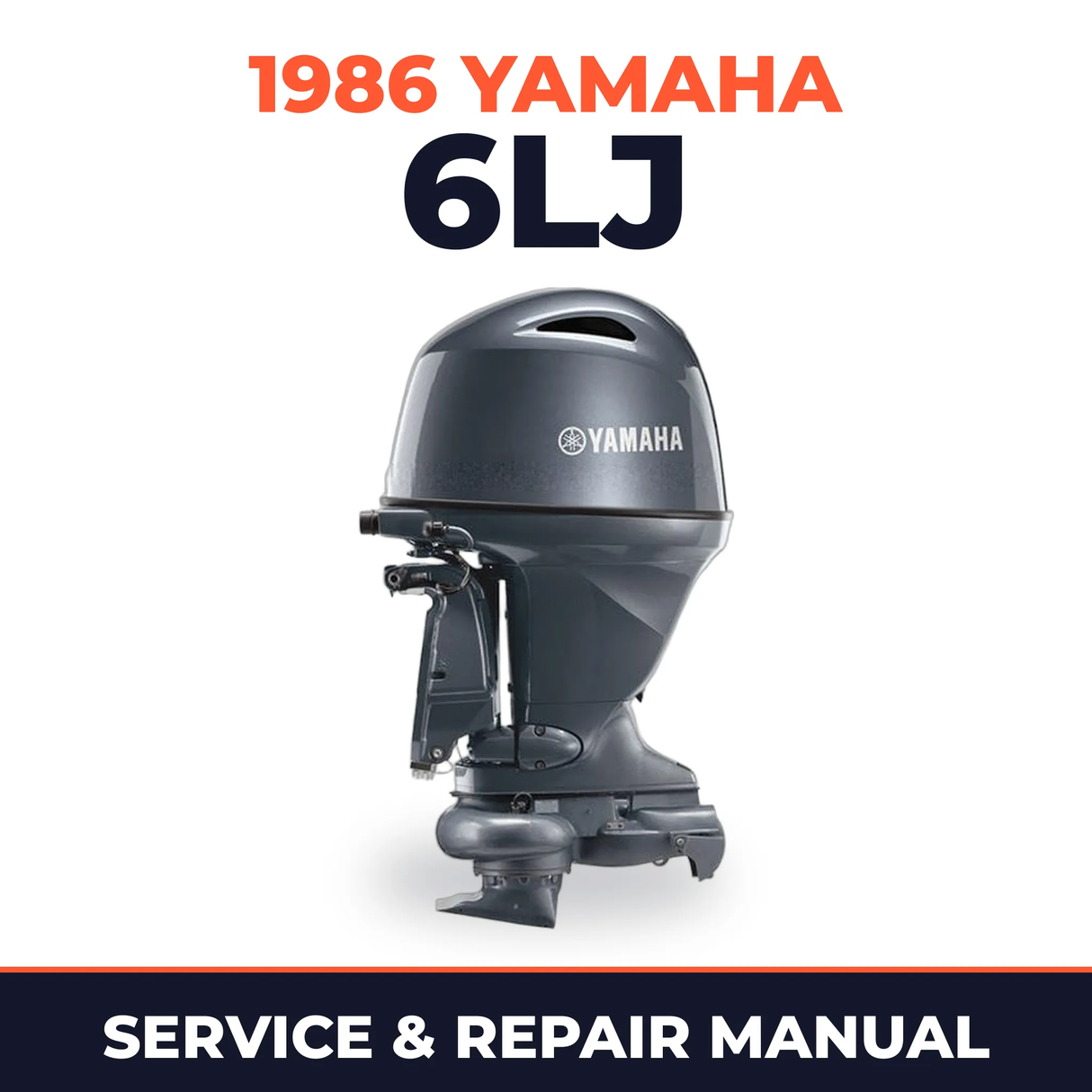 1986 Yamaha 6LJ 2 stroke Service and Repair Manual