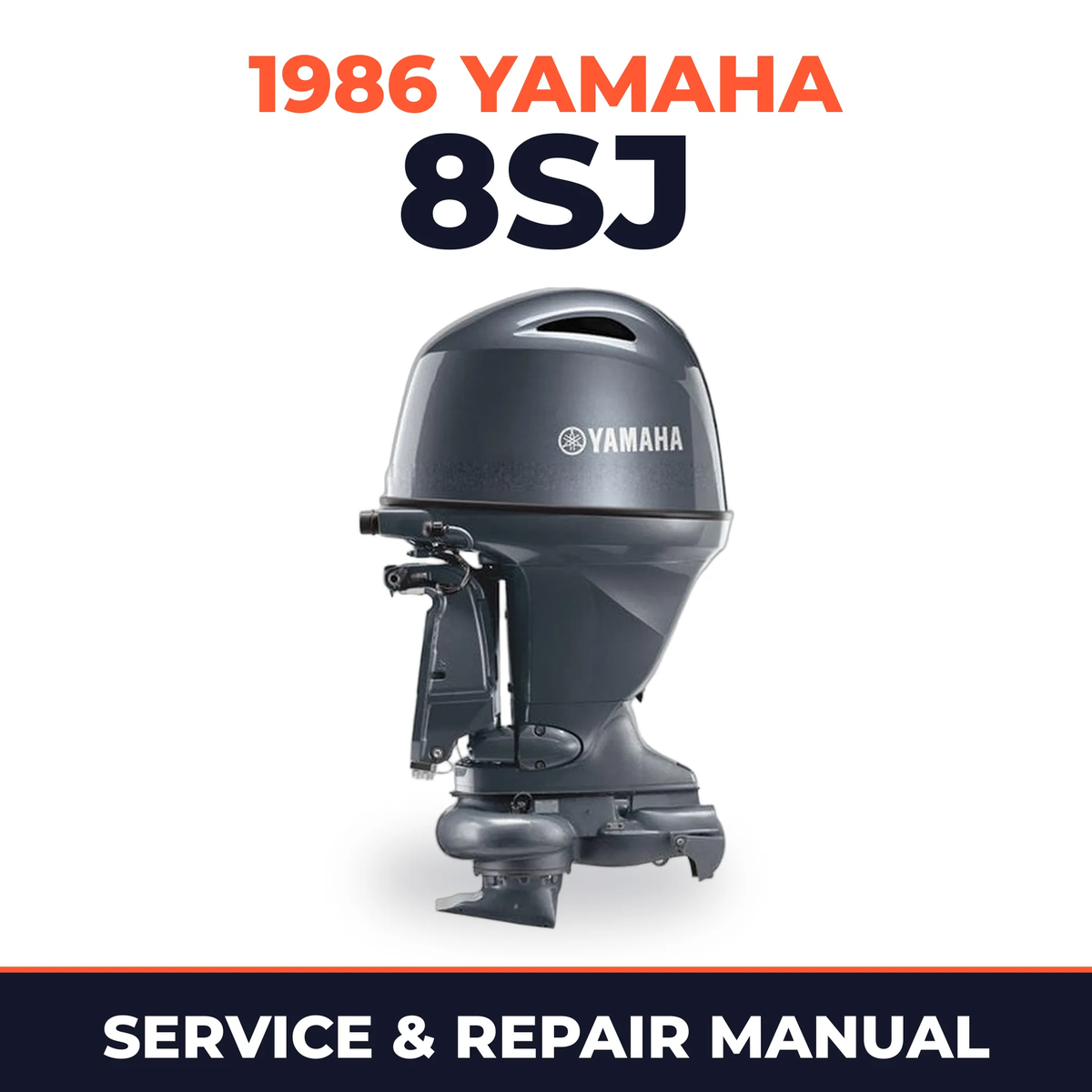 1986 Yamaha 8SJ 2 stroke Service and Repair Manual