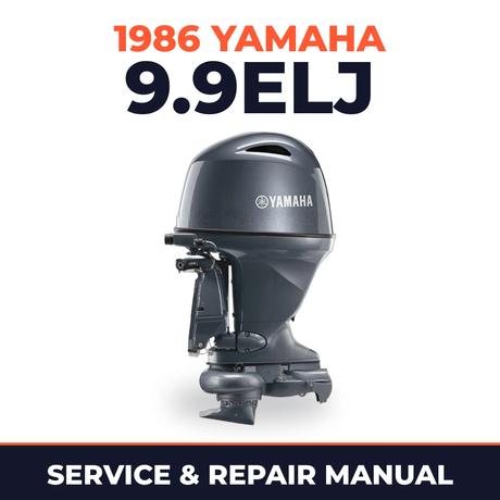 1986 Yamaha 9.9ELJ 2 stroke Service and Repair Manual