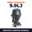 1986 Yamaha 9.9LJ 2 stroke Service and Repair Manual