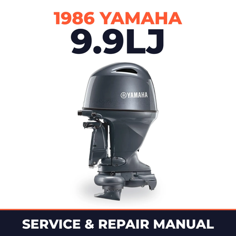 1986 Yamaha 9.9LJ 2 stroke Service and Repair Manual