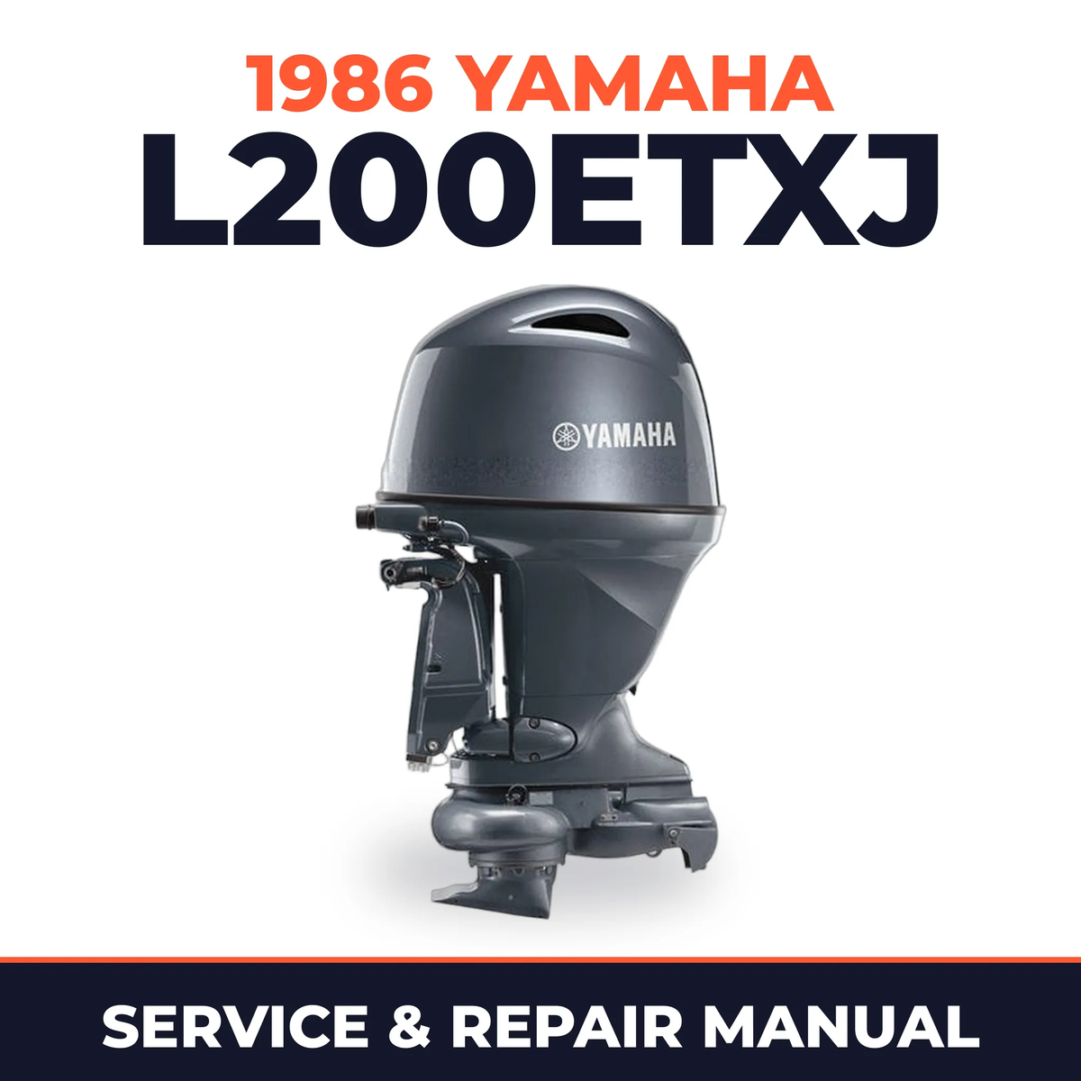1986 Yamaha L200ETXJ 2 stroke Service and Repair Manual