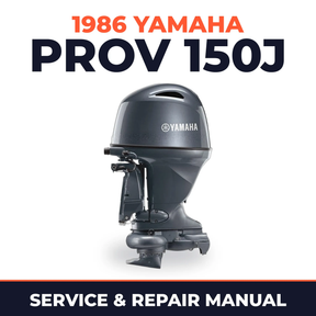 1986 Yamaha PROV_150J 2 stroke Service and Repair Manual