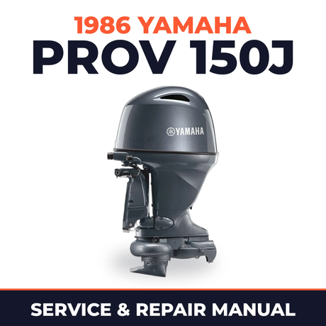 1986 Yamaha PROV_150J 2 stroke Service and Repair Manual
