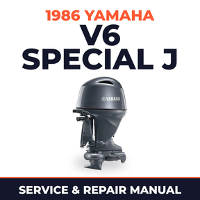 1986 Yamaha V6 SPECIAL J 2 stroke Service and Repair Manual