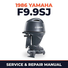 1986 Yamaha F9.9SJ 4 stroke Service and Repair Manual
