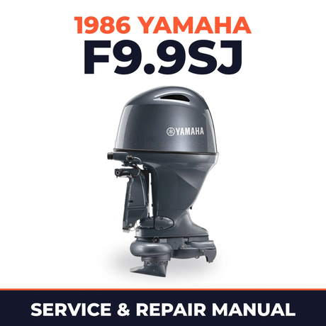 1986 Yamaha F9.9SJ 4 stroke Service and Repair Manual