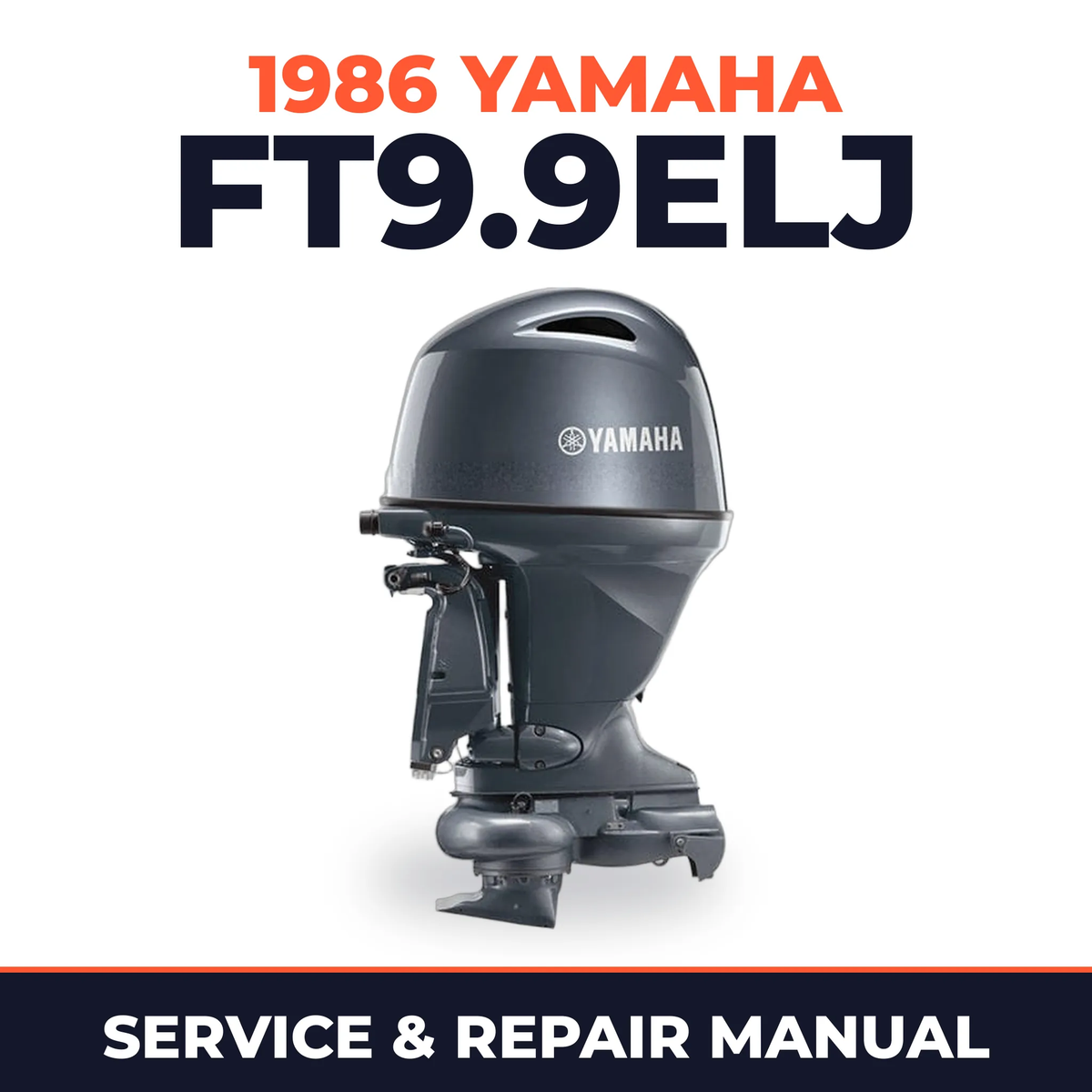 1986 Yamaha FT9.9ELJ 4 stroke Service and Repair Manual