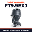 1986 Yamaha FT9.9EXJ 4 stroke Service and Repair Manual