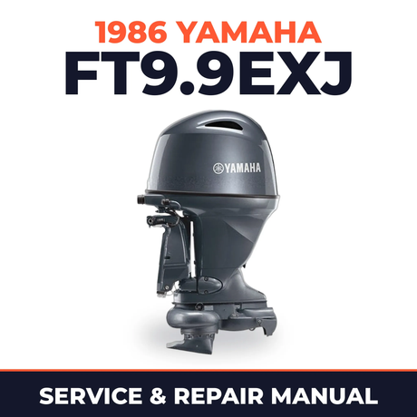 1986 Yamaha FT9.9EXJ 4 stroke Service and Repair Manual