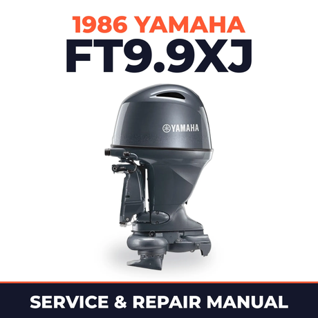 1986 Yamaha FT9.9XJ 4 stroke Service and Repair Manual