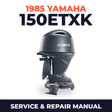 1985 Yamaha 150ETXK 2 stroke Service and Repair Manual