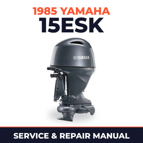 1985 Yamaha 15ESK 2 stroke Service and Repair Manual