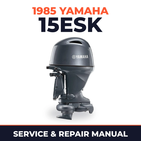1985 Yamaha 15ESK 2 stroke Service and Repair Manual