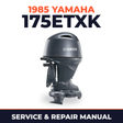 1985 Yamaha 175ETXK 2 stroke Service and Repair Manual