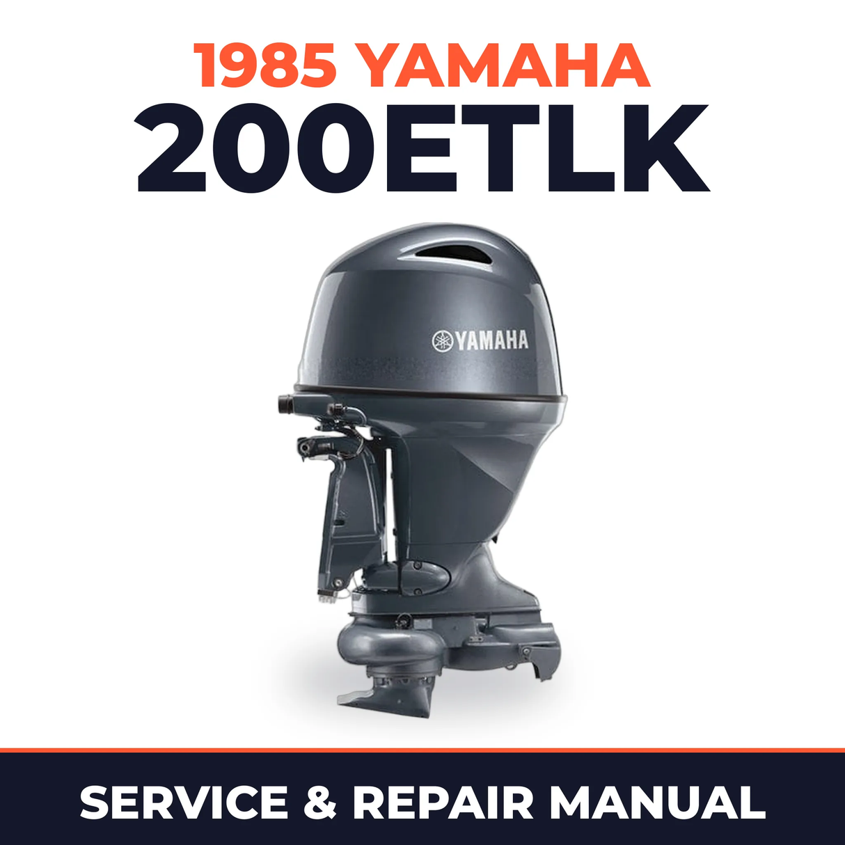 1985 Yamaha 200ETLK 2 stroke Service and Repair Manual
