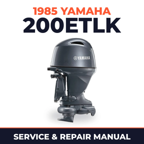 1985 Yamaha 200ETLK 2 stroke Service and Repair Manual