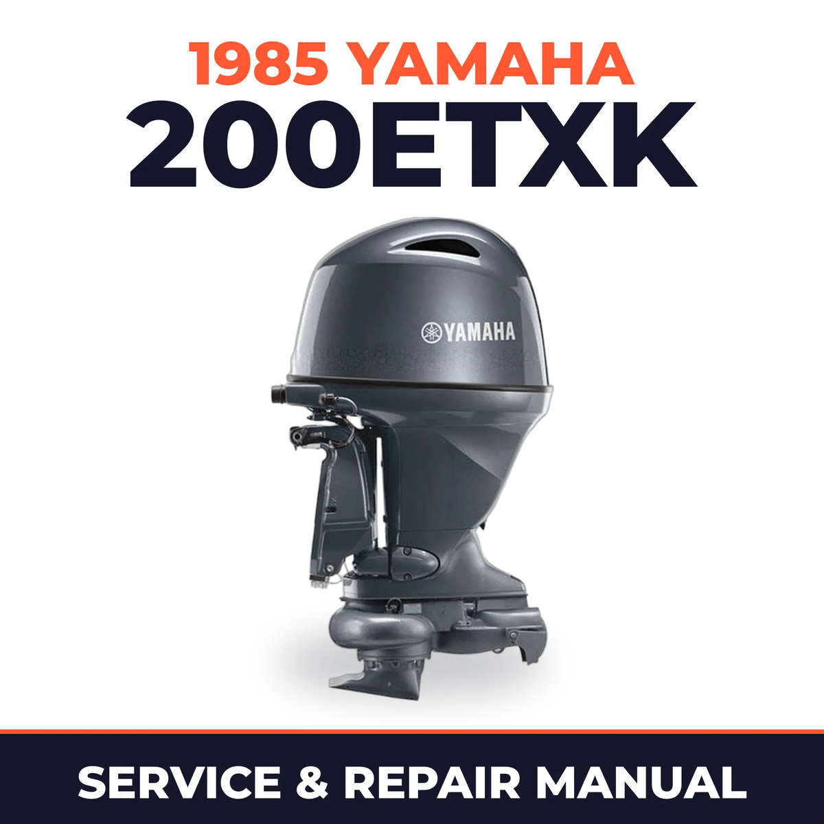 1985 Yamaha 200ETXK 2 stroke Service and Repair Manual