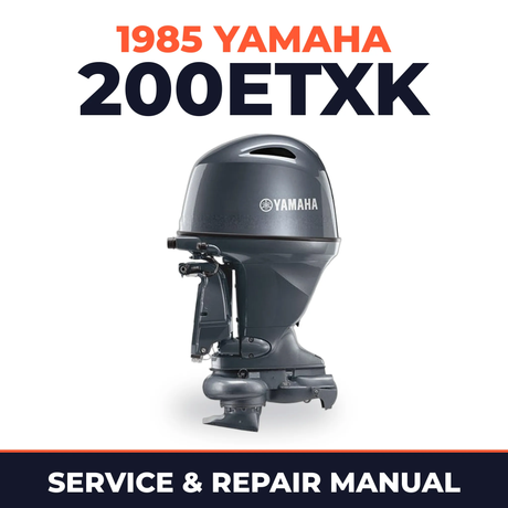 1985 Yamaha 200ETXK 2 stroke Service and Repair Manual