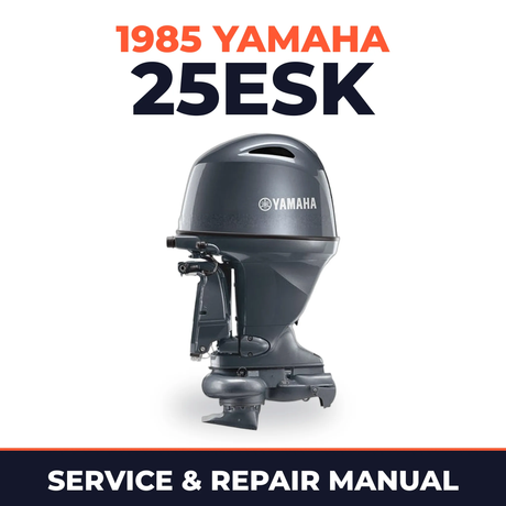 1985 Yamaha 25ESK 2 stroke Service and Repair Manual