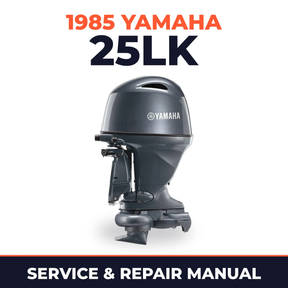 1985 Yamaha 25LK 2 stroke Service and Repair Manual