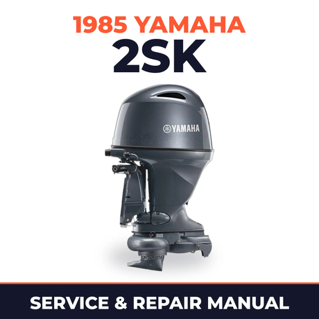 1985 Yamaha 2SK 2 stroke Service and Repair Manual