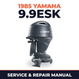 1985 Yamaha 9.9ESK 2 stroke Service and Repair Manual