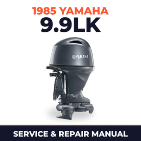 1985 Yamaha 9.9LK 2 stroke Service and Repair Manual