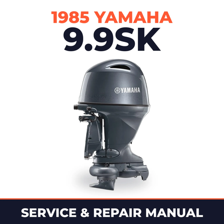 1985 Yamaha 9.9SK 2 stroke Service and Repair Manual
