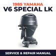 1985 Yamaha V6 SPECIAL LK 2 stroke Service and Repair Manual