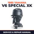 1985 Yamaha V6 SPECIAL XK 2 stroke Service and Repair Manual