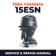 1984 Yamaha 15ESN 2 stroke Service and Repair Manual