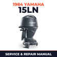 1984 Yamaha 15LN 2 stroke Service and Repair Manual