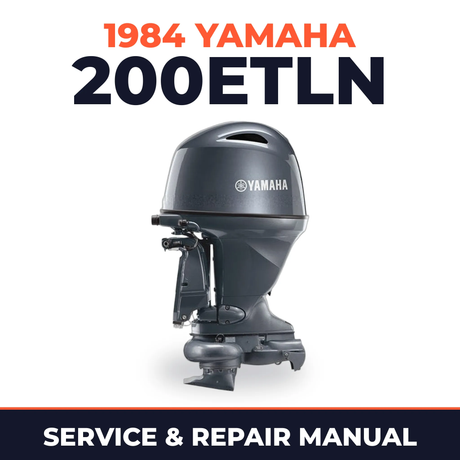 1984 Yamaha 200ETLN 2 stroke Service and Repair Manual