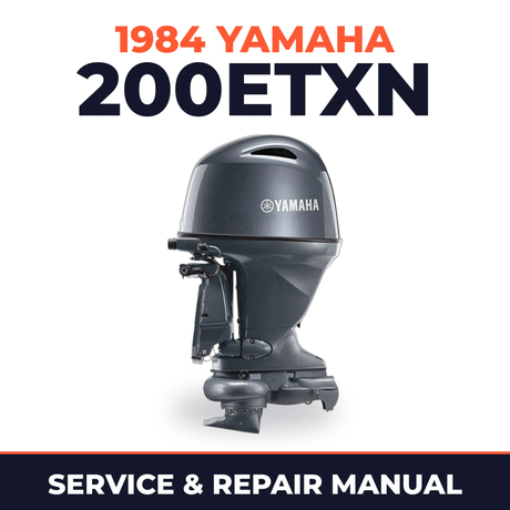 1984 Yamaha 200ETXN 2 stroke Service and Repair Manual