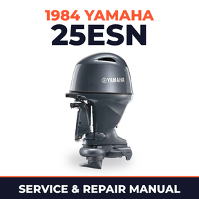1984 Yamaha 25ESN 2 stroke Service and Repair Manual