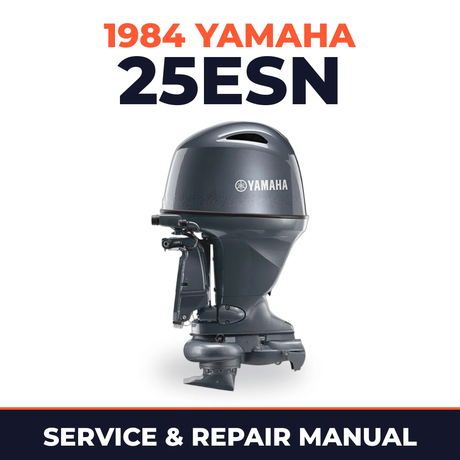 1984 Yamaha 25ESN 2 stroke Service and Repair Manual