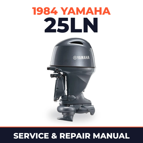 1984 Yamaha 25LN 2 stroke Service and Repair Manual