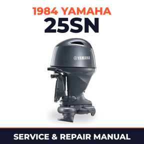 1984 Yamaha 25SN 2 stroke Service and Repair Manual