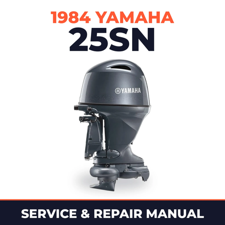 1984 Yamaha 25SN 2 stroke Service and Repair Manual
